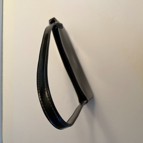 Vintage Q&A Black mini evening shoulder bag - Picture 3 of 8